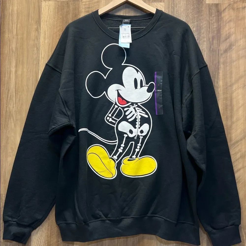 DISNEY - Mickey Mouse Skeleton Crew Neck